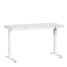 Ergonomic adjustable desk Carmen CR-118 E - 140 cm - white