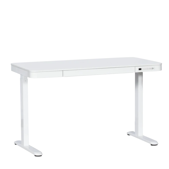 Ergonomic adjustable desk Carmen CR-118 E - 140 cm - white