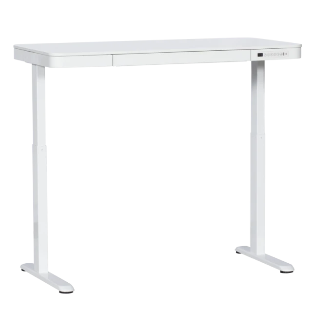 Ergonomic adjustable desk Carmen CR-118 E - 140 cm - white