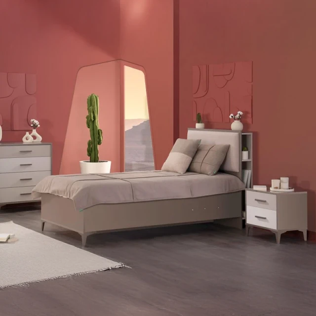 Children’s bed with chest of drawers RIGA 100 x 200