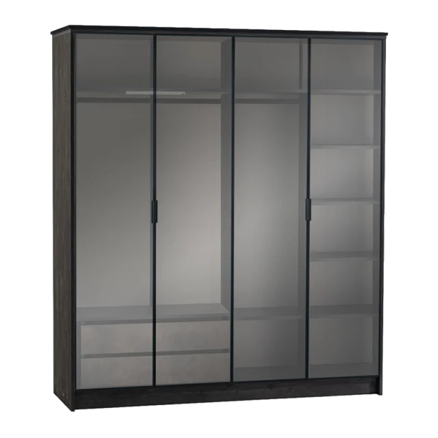 Four-door children’s wardrobe COSMOS