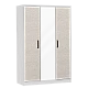 Set of 2 wooden wardrobe doors COSMOS