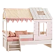 Children's bed house PINK HOUSE - 90 x 200