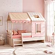 Children's bed house PINK HOUSE - 90 x 200