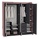 Four-door wardrobe VALENCIA