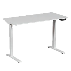 Ergonomic height-adjustable desk Carmen CR-119 - white