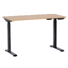 Ergonomic height-adjustable desk Carmen CR-119 - beech-black