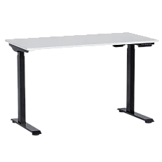 Ergonomic height-adjustable desk Carmen CR-119 - white-black