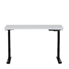 Ergonomic height-adjustable desk Carmen CR-119 - white-black