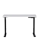 Ergonomic height-adjustable desk Carmen CR-119 - white-black