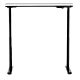 Ergonomic height-adjustable desk Carmen CR-119 - white-black