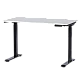 Ergonomic height-adjustable desk Carmen CR-119 - white-black