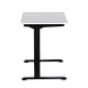Ergonomic height-adjustable desk Carmen CR-119 - white-black