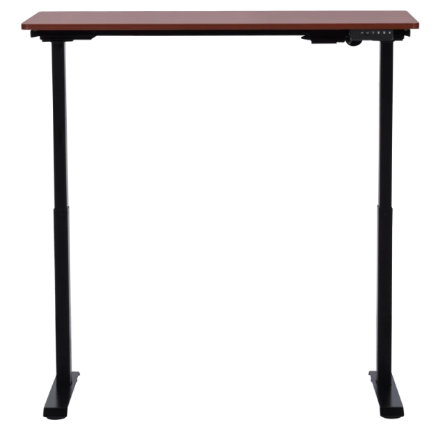 Ergonomic height-adjustable desk Carmen CR-119 - mahogany-black