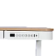 Ergonomic adjustable desk Carmen CR-118 E - beech-white