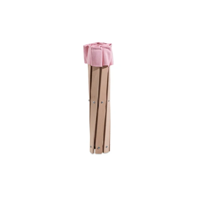 WOODBA toy basket - pink