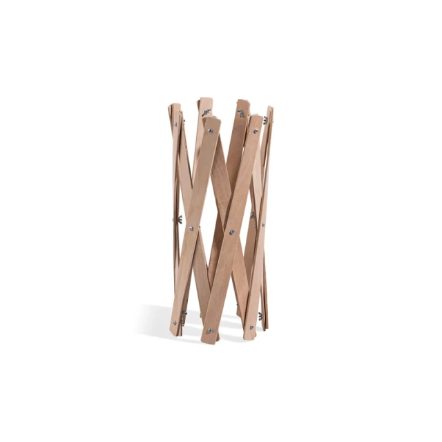 WOODBA toy basket - pink