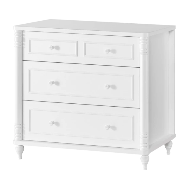Children’s chest of drawers NIL - white