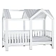 Montessori house bed MIAMI 100 x 200 - white