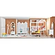 Montessori house bed MIAMI 100 x 200 - white