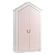 Двукрилен детски гардероб PINK HOUSE
