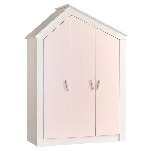 Three-door children’s wardrobe PINK HOUSE