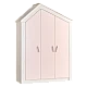 Three-door children’s wardrobe PINK HOUSE