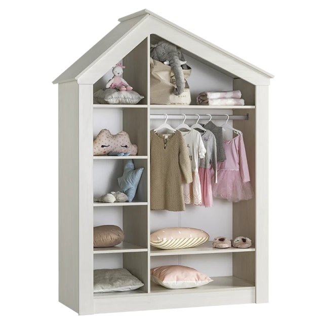 Three-door children’s wardrobe PINK HOUSE