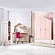 Three-door children’s wardrobe PINK HOUSE