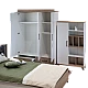 Three-wing wardrobe NATURA