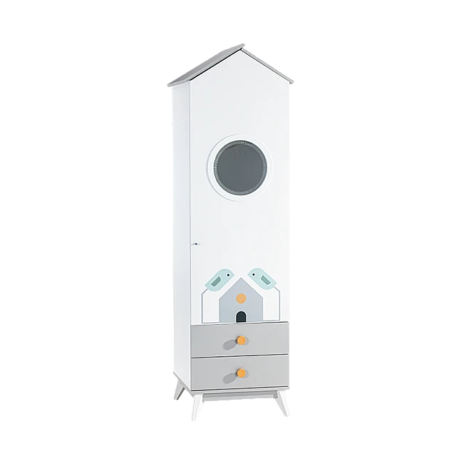 Single-wing wardrobe BIRD HOUSE