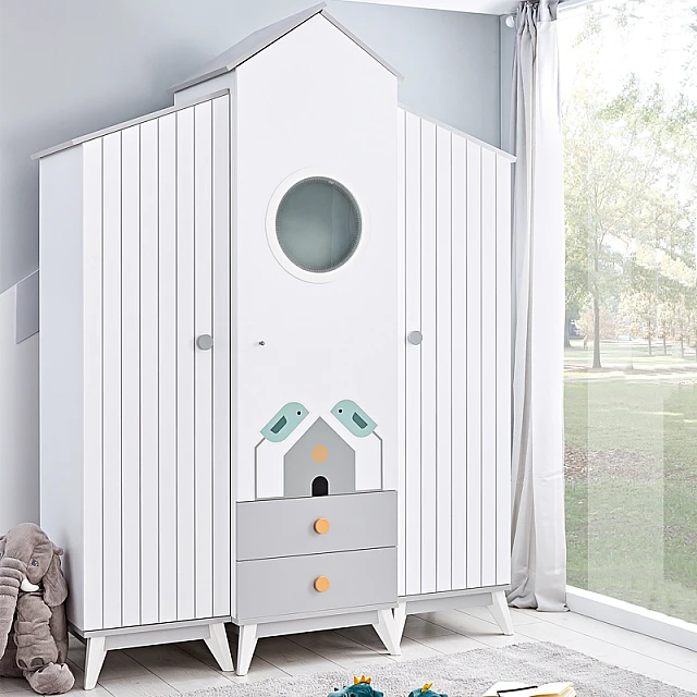 Single-wing wardrobe BIRD HOUSE