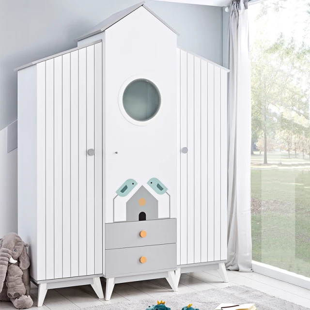 Single-door wardrobe left BIRD HOUSE