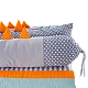 Set of children's blanket and decorative pillows BIRD HOUSE