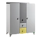 Three-door children’s wardrobe MINIA