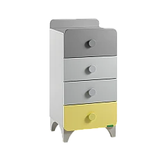 Children's chest of drawers with 4 drawers MINIA
