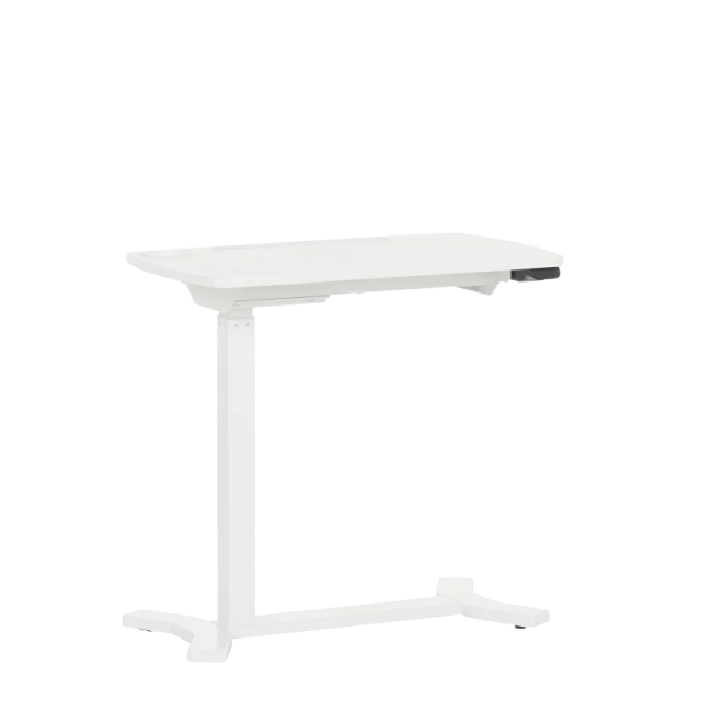 Mobile adjustable laptop table Carmen CR-025 - white