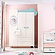 Three-door children's wardrobe UNICORN