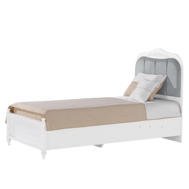 Children’s bed with chest of drawers NIL 120 x 200 - white