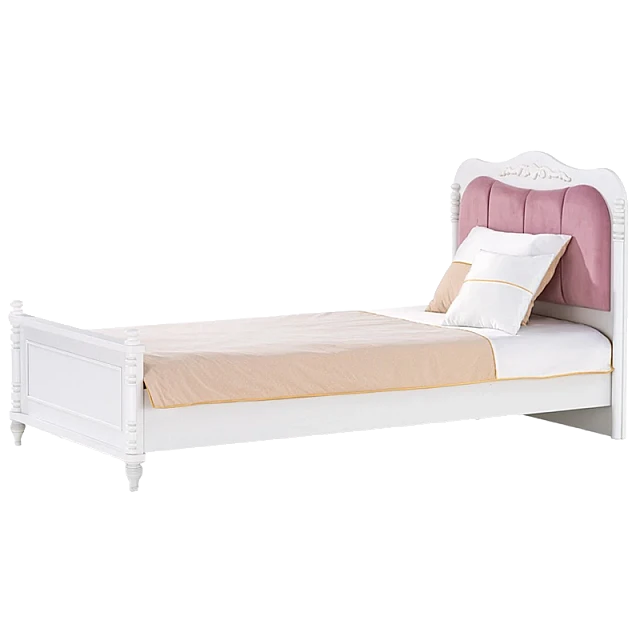 Children's bed NIL 120 x 200 - white