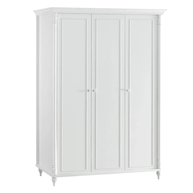 Three-door children’s wardrobe NIL - white