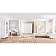 Three-door children's wardrobe NIL - white