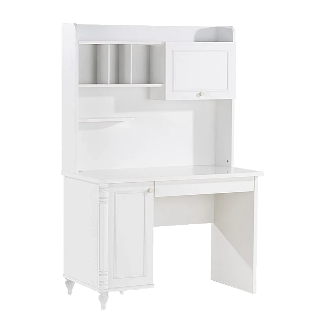 Children's desk with shelf NIL - white
