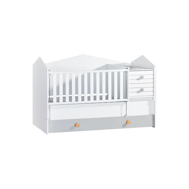 Бебешка кошара и детско легло 2в1 BIRD HOUSE 70 x 170