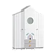 Three-door children's wardrobe BIRD HOUSE