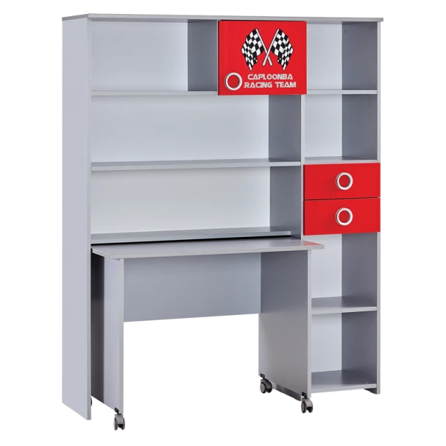 Children’s desk with shelf TURBO CAP 2