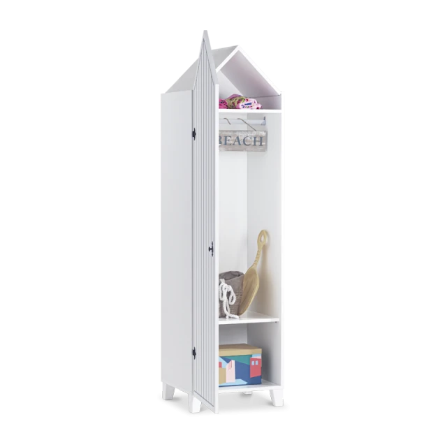 MIAMI WARDROBE LEFT SINGLE-WING - WHITE - 2349