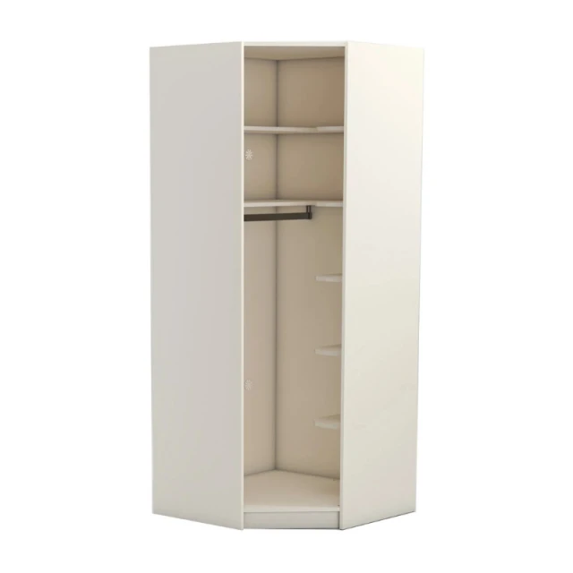 Corner wardrobe YORK - cream