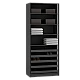 Double-door wardrobe with drawers YORK - graphite