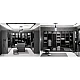 Double-door wardrobe with drawers YORK - graphite